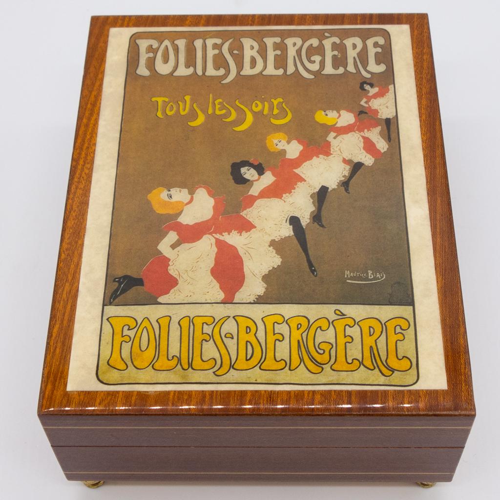 Reuge Swiss Music Box French Cancan Folies-Bergere (1 of 8)