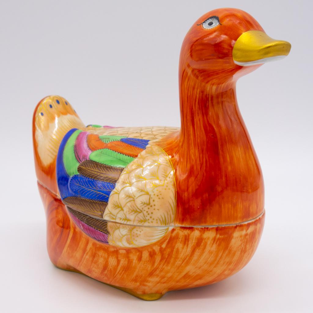 Mottahedeh Nelson Rockefeller Chinese Export Duck Box (1 of 5)