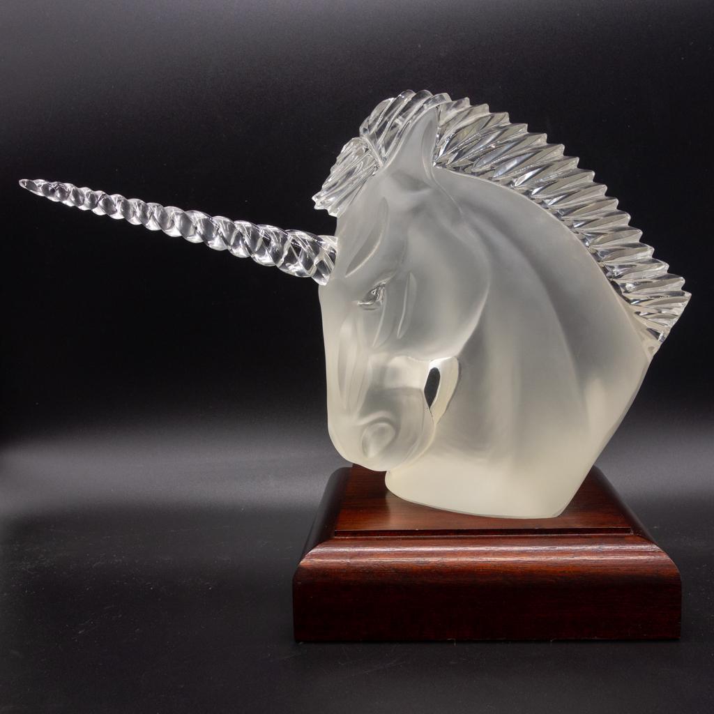 Rare Signed Fred Curtis Waterford Unicorn Sculpture (1 of 8)