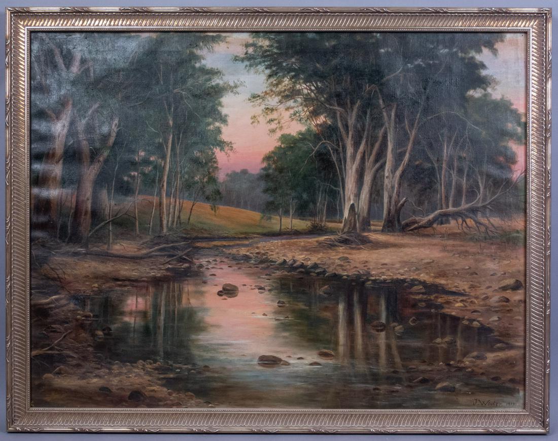John Wooler Oil Painting River Landscape S Australia (1 of 4)