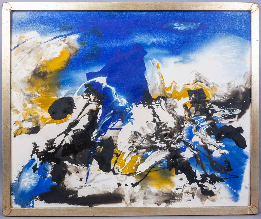 Original Signed Joseph Meierhans Abstract Oil Painting (1 of 4)