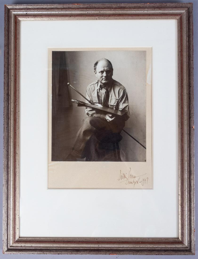 Irving Penn Signed Photograph Portrait Reginald Marsh (1 of 6)