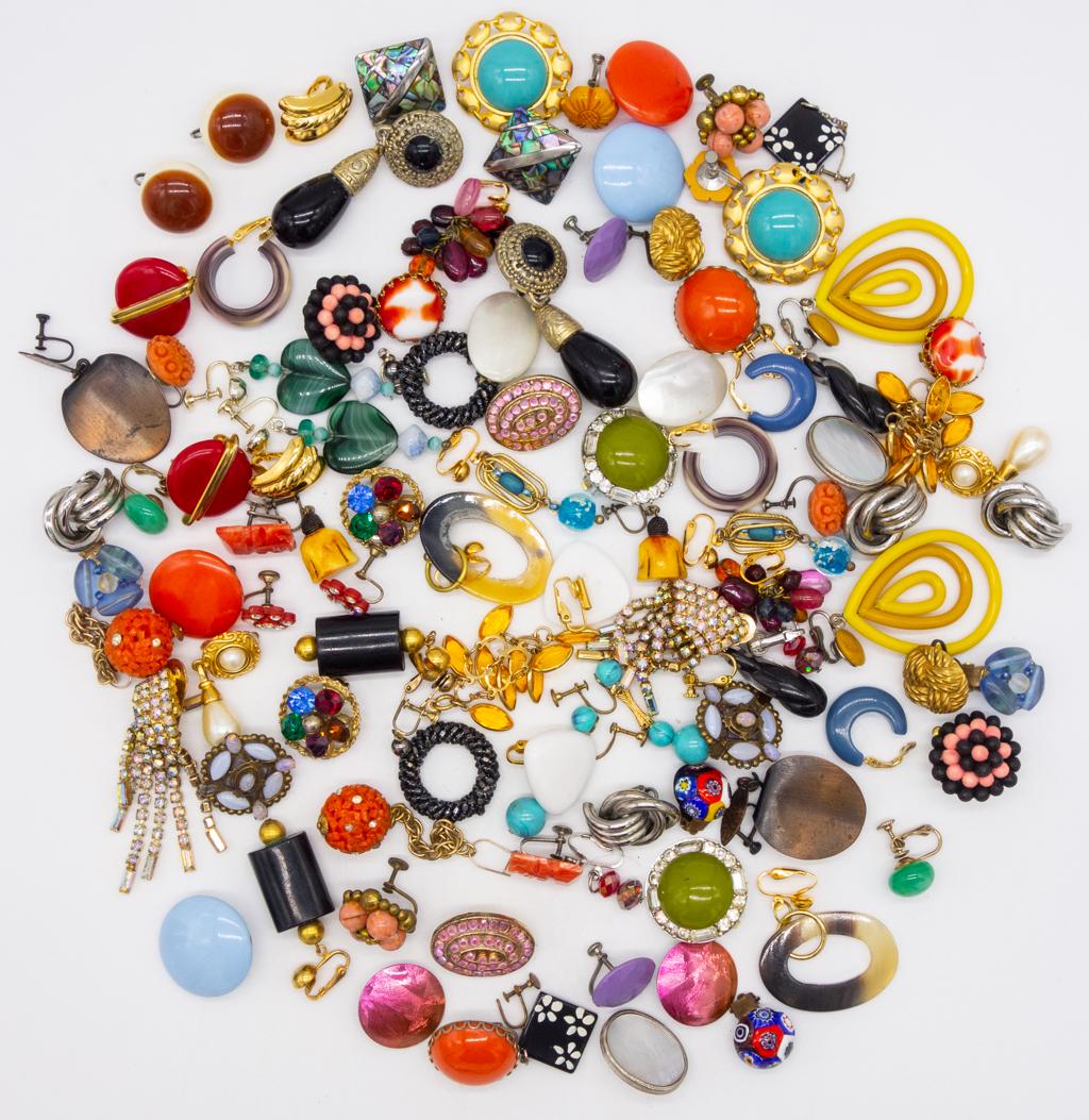 Vintage Lot 50 Pairs Earrings incl Napier, Coro (1 of 2)