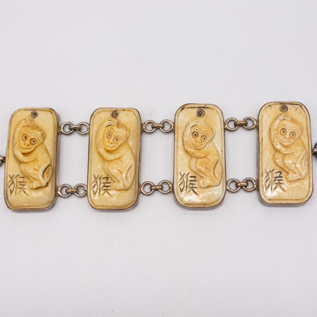 Amy Kahn Russell 925 Silver Year of the Monkey Bracelet (1 of 4)