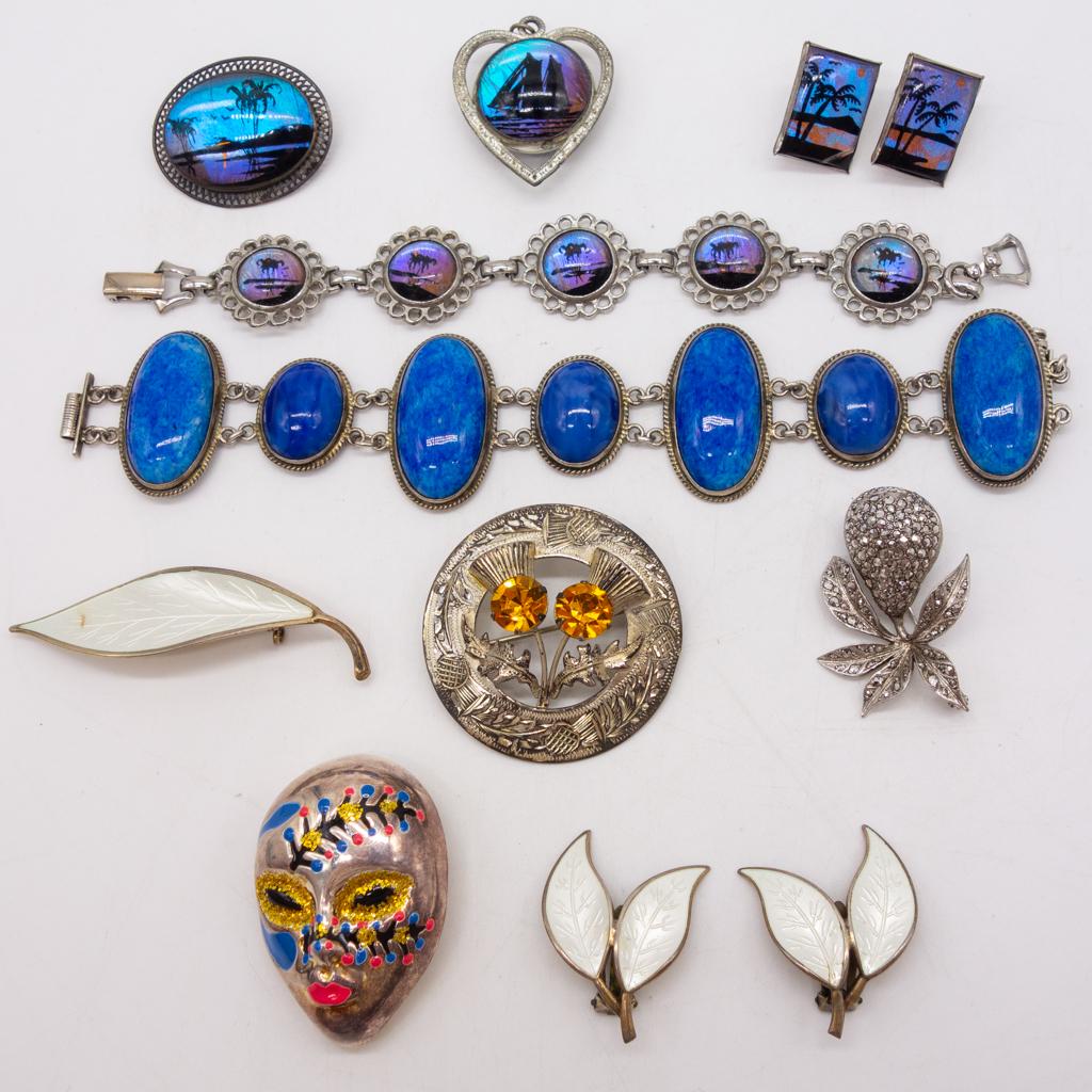 Vintage Lot Jewelry incl Silver, David Andersen (1 of 9)