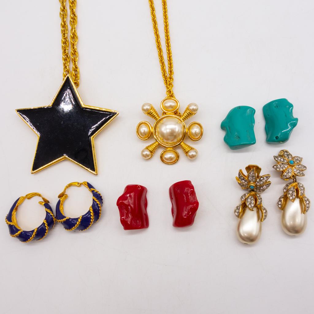 Vintage Designer Lot 6 Kenneth Jay Lane KJL Jewelry (1 of 5)