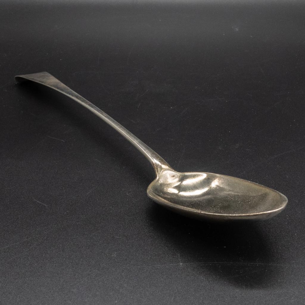 London King George III R. Crossley Silver Serving Spoon (1 of 4)