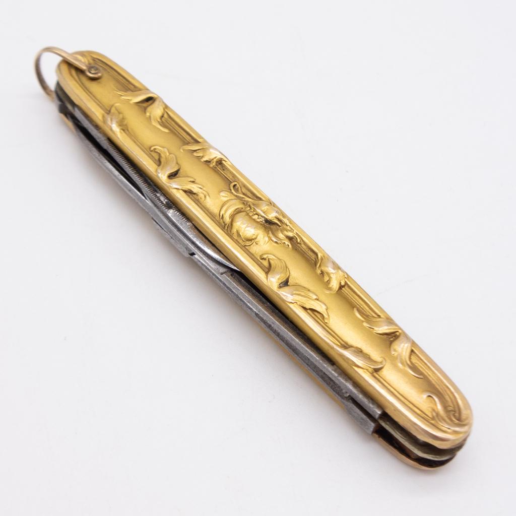 Art Nouveau 14K Gold Krusius Bros Germany Pen Knife (1 of 5)