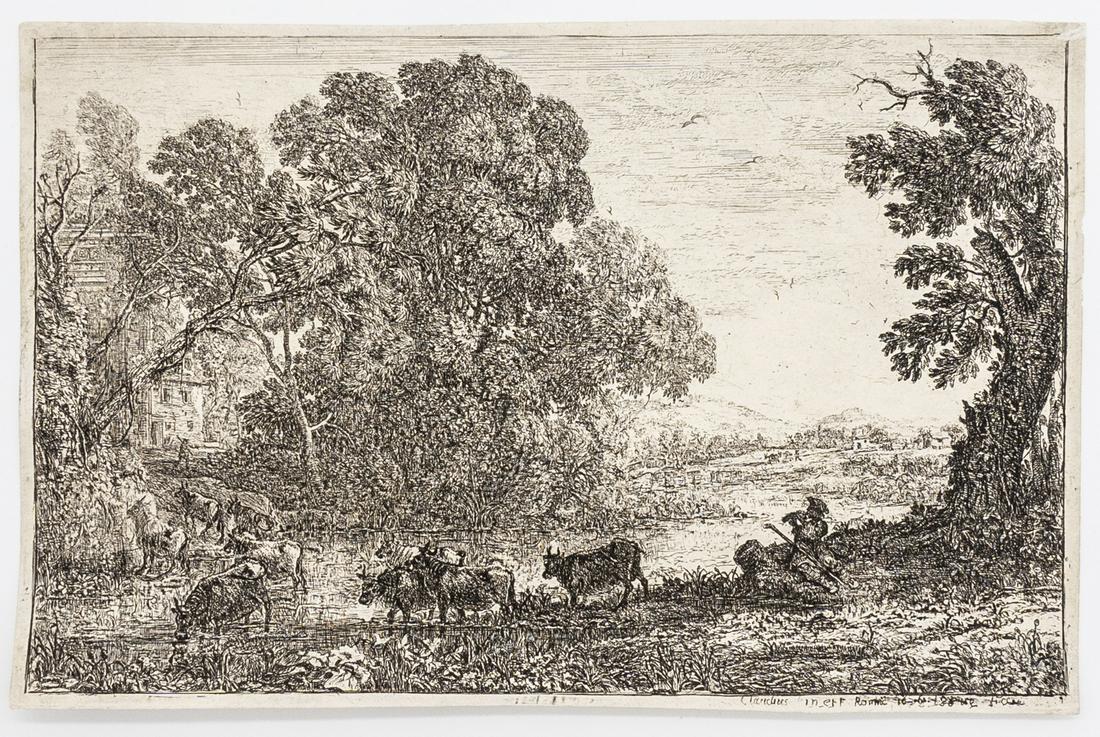 Claude Le Lorrain Gellee Le Bouvier Cowherd Print (1 of 4)