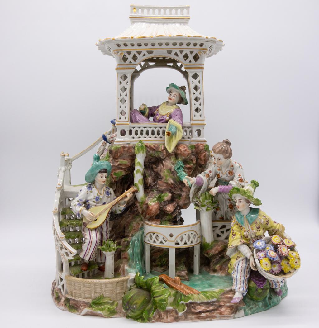 Large Continental European 19c Figural Porcelain Group (1 of 12)