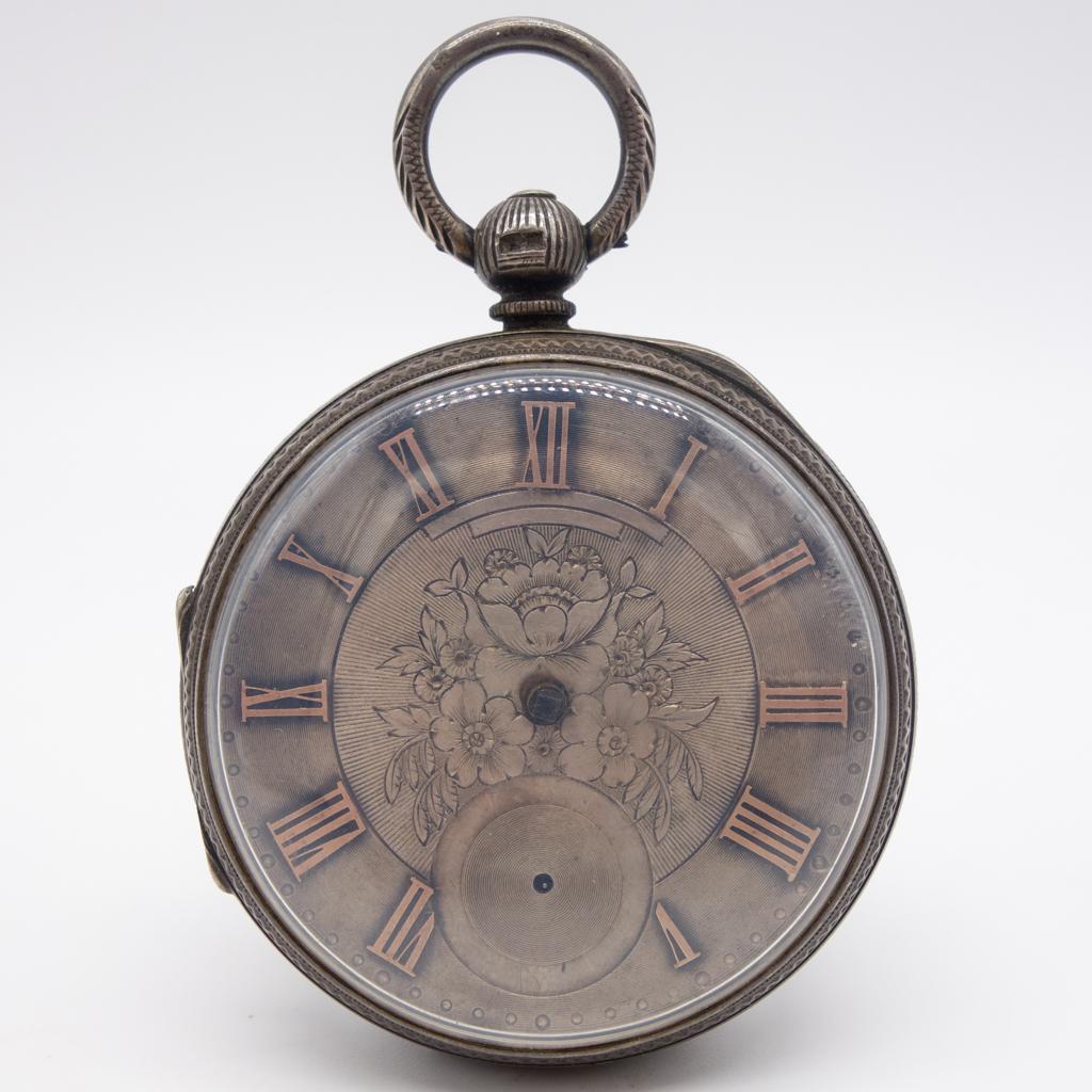 John Forrest London Fusee Sterling Silver Pocket Watch (1 of 7)