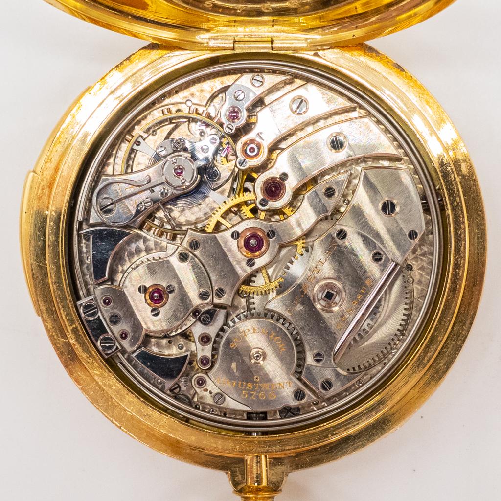 CH Meylan 18K Gold OF Quarter Repeater Pocket Watch (1 of 8)