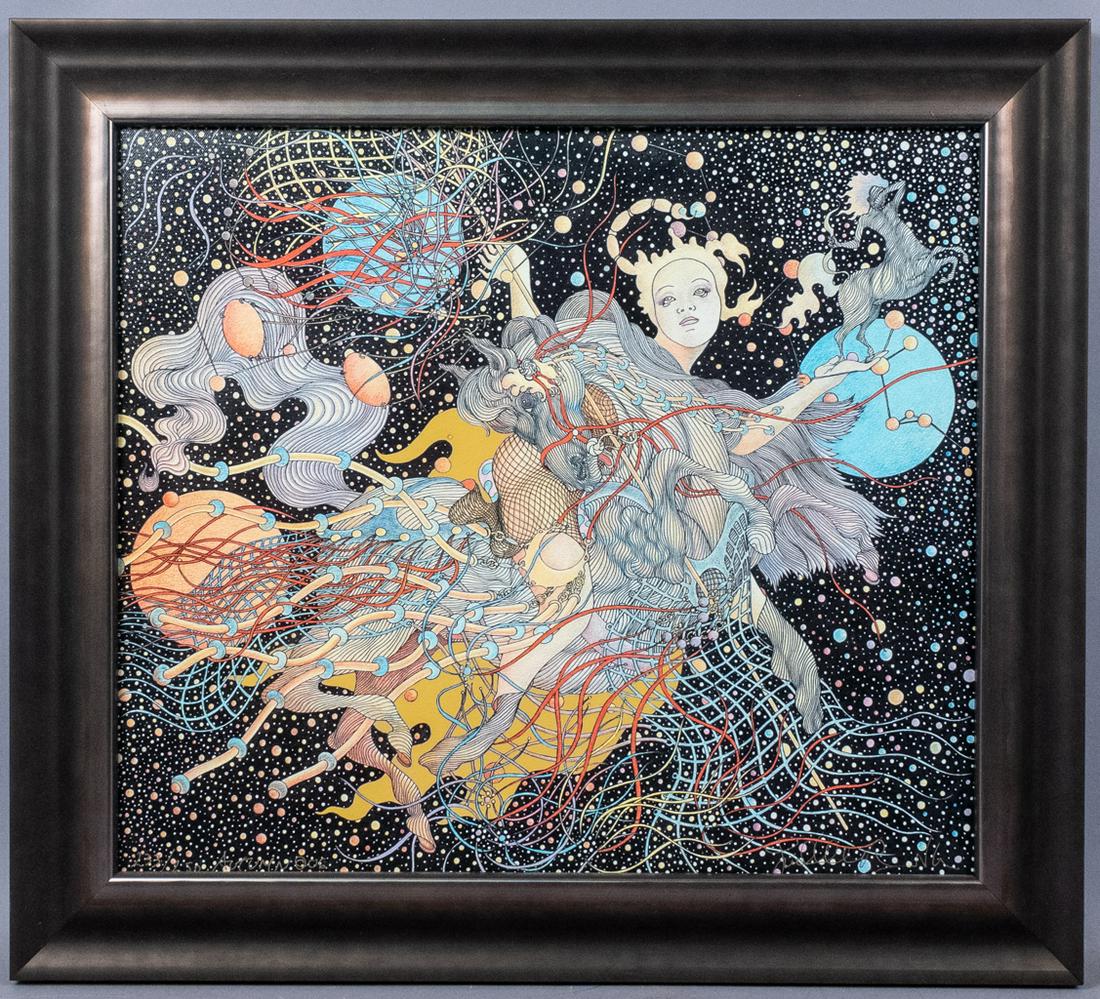 Signed Guillaume Azoulay Autumn Astrology Print 233/250 (1 of 5)