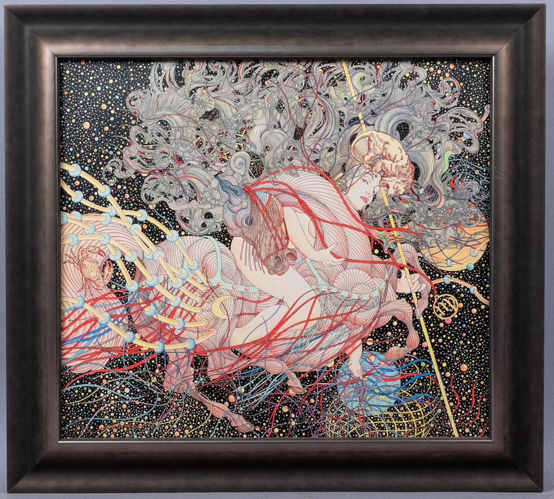 Signed Guillaume Azoulay Summer Astrology Print 39/250 (1 of 5)