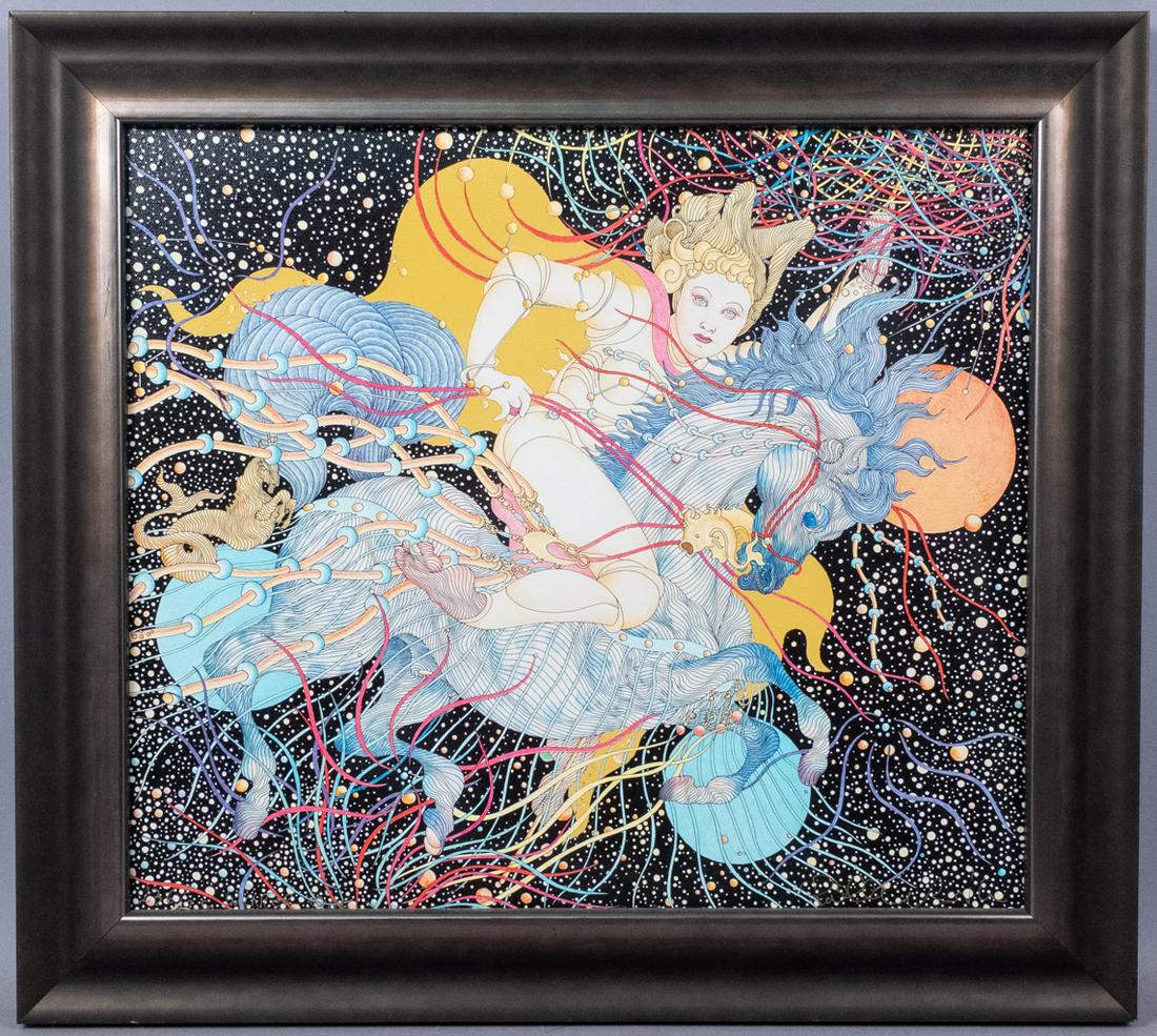 Signed Guillaume Azoulay Winter Astrology Print 236/250 (1 of 5)