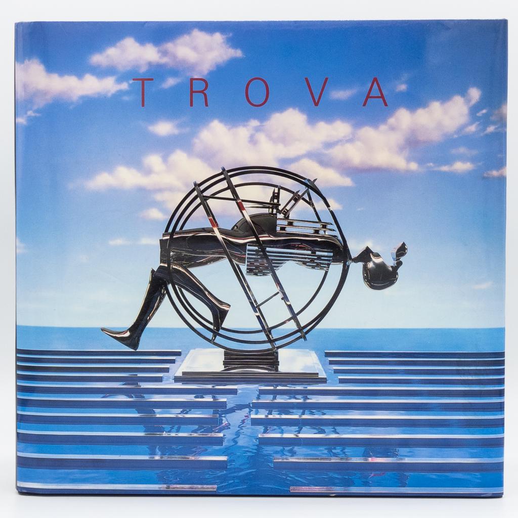 Artist Signed Ernest Trova 2nd Ed. Complete Works Book: This is an artist signed Trova 2nd Edition book with a forward by James R. Mellow. Cloth in dust jacket. It was edited by Andrew Kagan. It has 292 illustrations and includes 238 plates in full color.