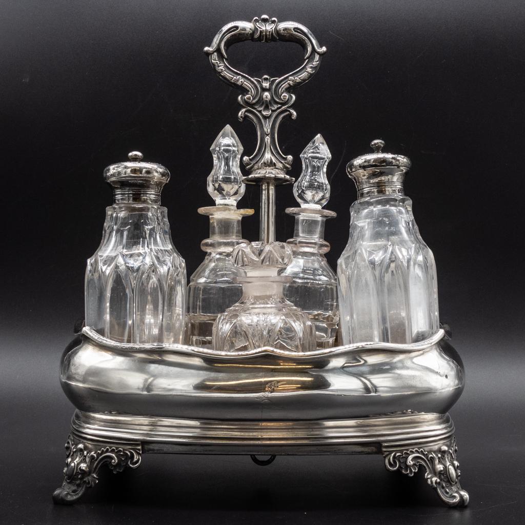 1838 Pearce Burrow English Sterling Silver Castor Set (1 of 13)