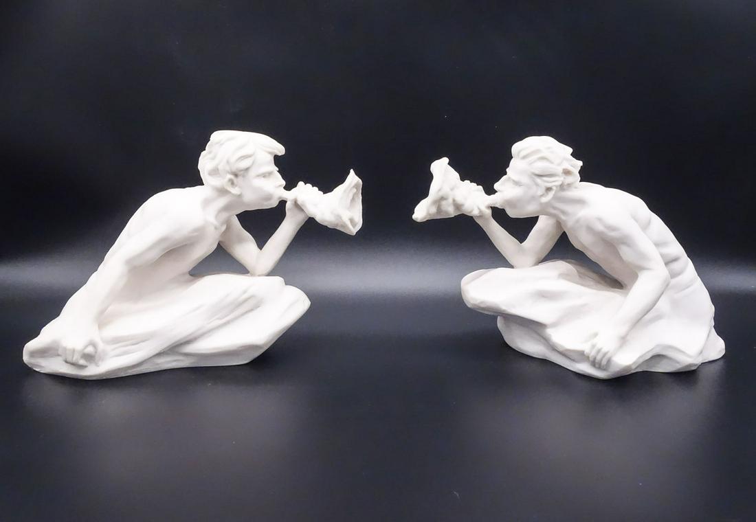 Saratoga Spit and Spat Marble Composition Sculptures (1 of 8)