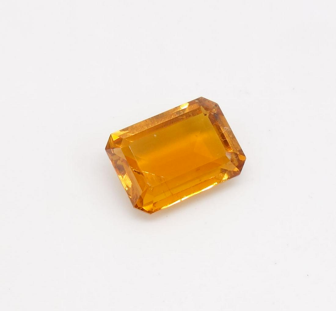 4.06ct Loose Natural Golden Tourmaline Emerald Cut Gemstone: This is a loose natural 4.06ct golden tourmaline emerald cut gemstone. 12.6 x 9 x 4.3mm