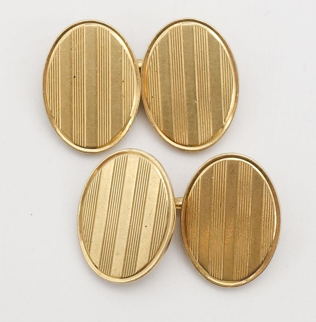 Antique Pair Tiffany and Co 18K Gold Cufflinks (1 of 3)