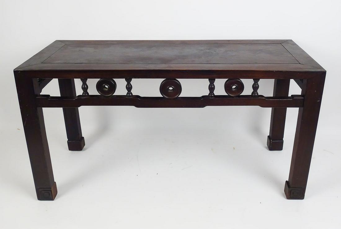 Asian Carved Wooden Low Table (1 of 17)
