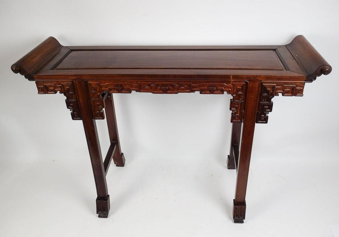 Asian Carved Wooden Altar Table (1 of 16)