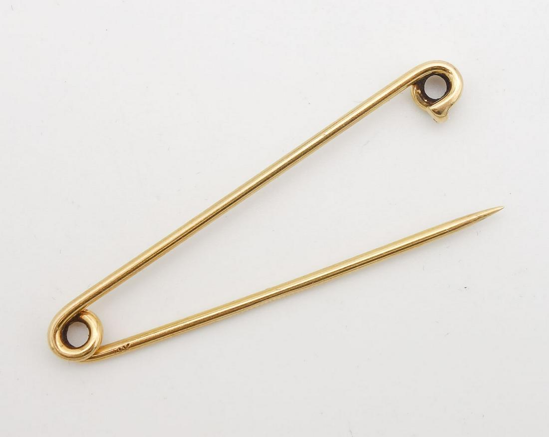 Antique 14K Gold Safety Pin For the Person Who Has "Everything" (1 of 4)