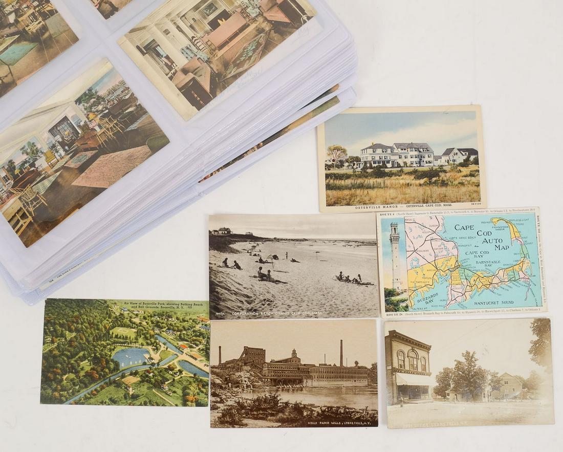 Large Collection of Early Real Photo Postcards RPPC New York, Cape Cod (1 of 20)