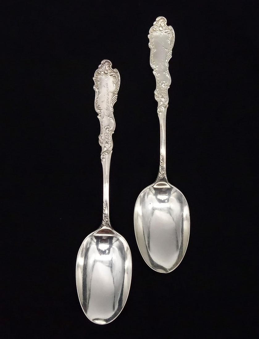 Antique Estate of Frederic Remington Pair Sterling Silver Spoons (1 of 6)