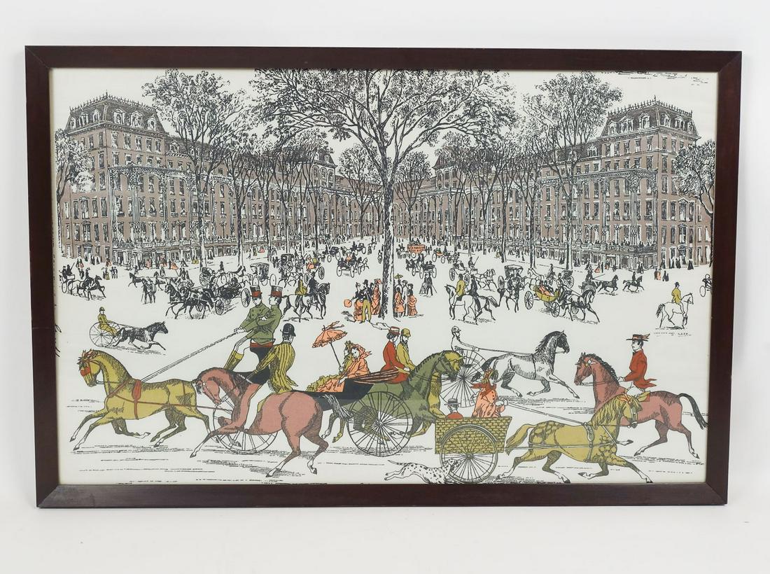 Large Fabric Screen Print Broadway Saratoga Springs NY (1 of 4)