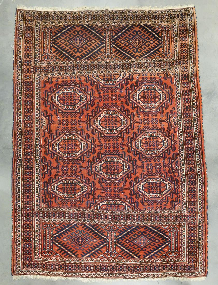 Antique Tekke Turkmen Turkoman Ensi Tribal Rug 68 x 48" (1 of 9)