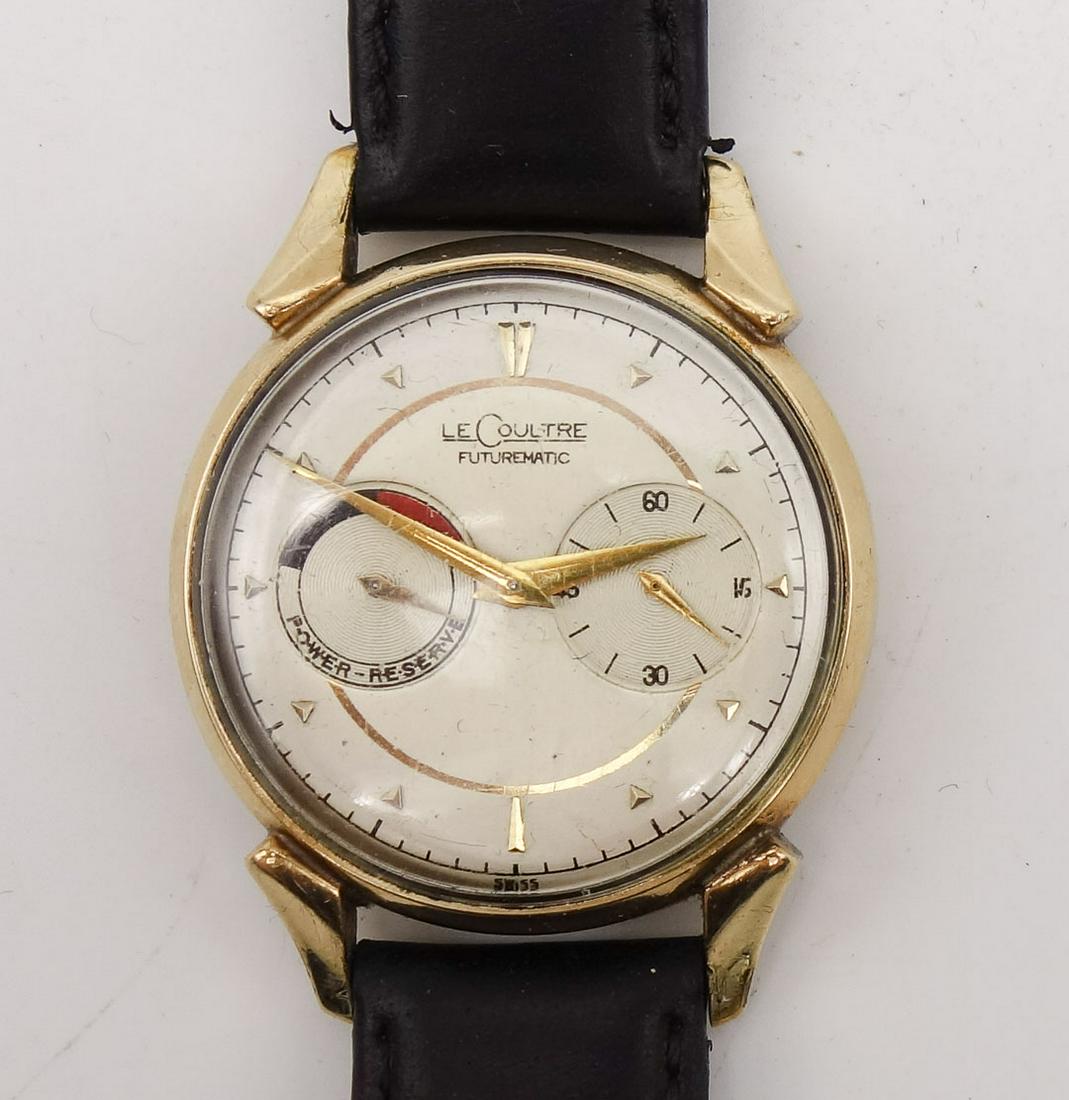 Vintage LeCoultre Futurematic 817 Power Reserve Gold GF Wristwatch (1 of 6)