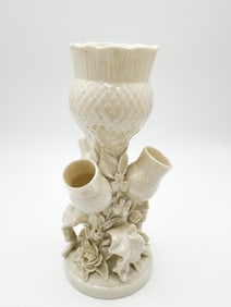 Belleek, 3rd Black Mark Thistle Vase