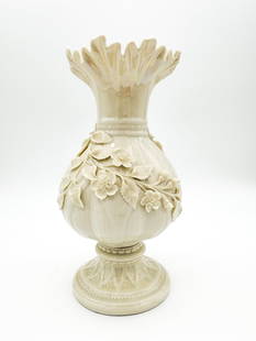 Belleek, 3rd Black Mark Hippiritus Vase: Belleek, 3rd Black Mark Hippiritus Vase 3rd Black Mark, 1926 - 1946 8 x 5 in.