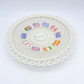 Belleek, BCIS Four Strand Woven Plate