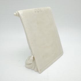 Belleek, 1st Black Mark Menu Slate