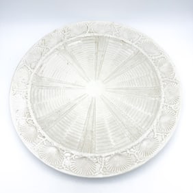 Belleek, 2nd Black Mark Shell Tea Ware Serving Platter