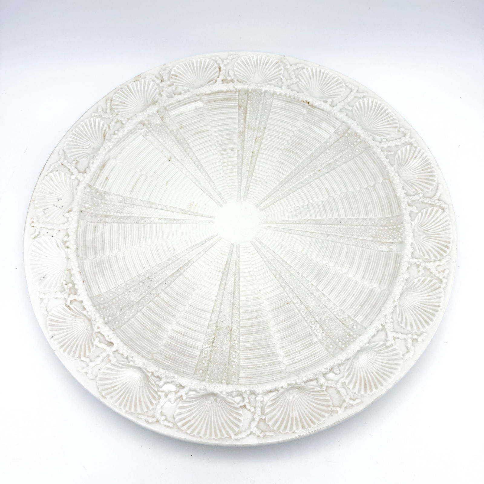 Belleek, 2nd Black Mark Shell Tea Ware Serving Platter (1 of 5)