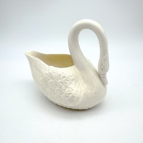 Belleek, 1st Black Mark Large Swan