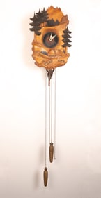 Antique Carved Black Forest German Cuckoo Clock