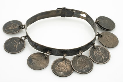 Victorian Silver 9 Love Token Bracelet
