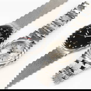 2 Watches, Tissot PR-516 Automatic and Skagen SKW-6051: Lot 11 2 Watches, Tissot PR-516 Automatic and Skagen SKW-6051 Dimensions: Skagen: Case: 40 mm Lug to Lug: 44.8 mm Lug Width: 22.6 mm Depth: 8.2 mm Tissot: Case: 34.8 mm Lug to Lug: 40.4 mm Lug