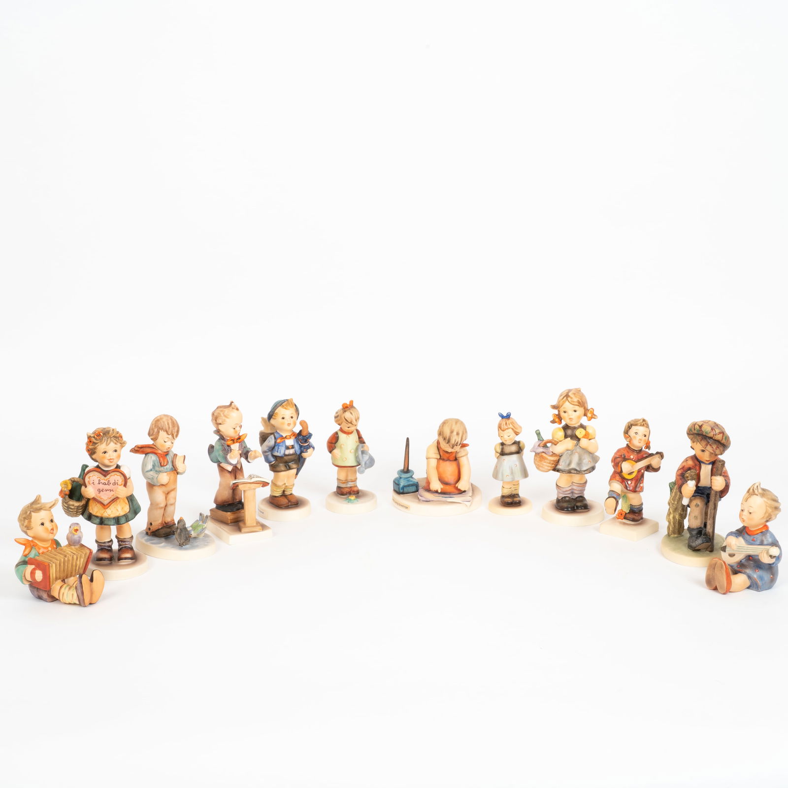 Group of 12 Goebel Hummel Porcelain Figurines, Germany (1 of 7)