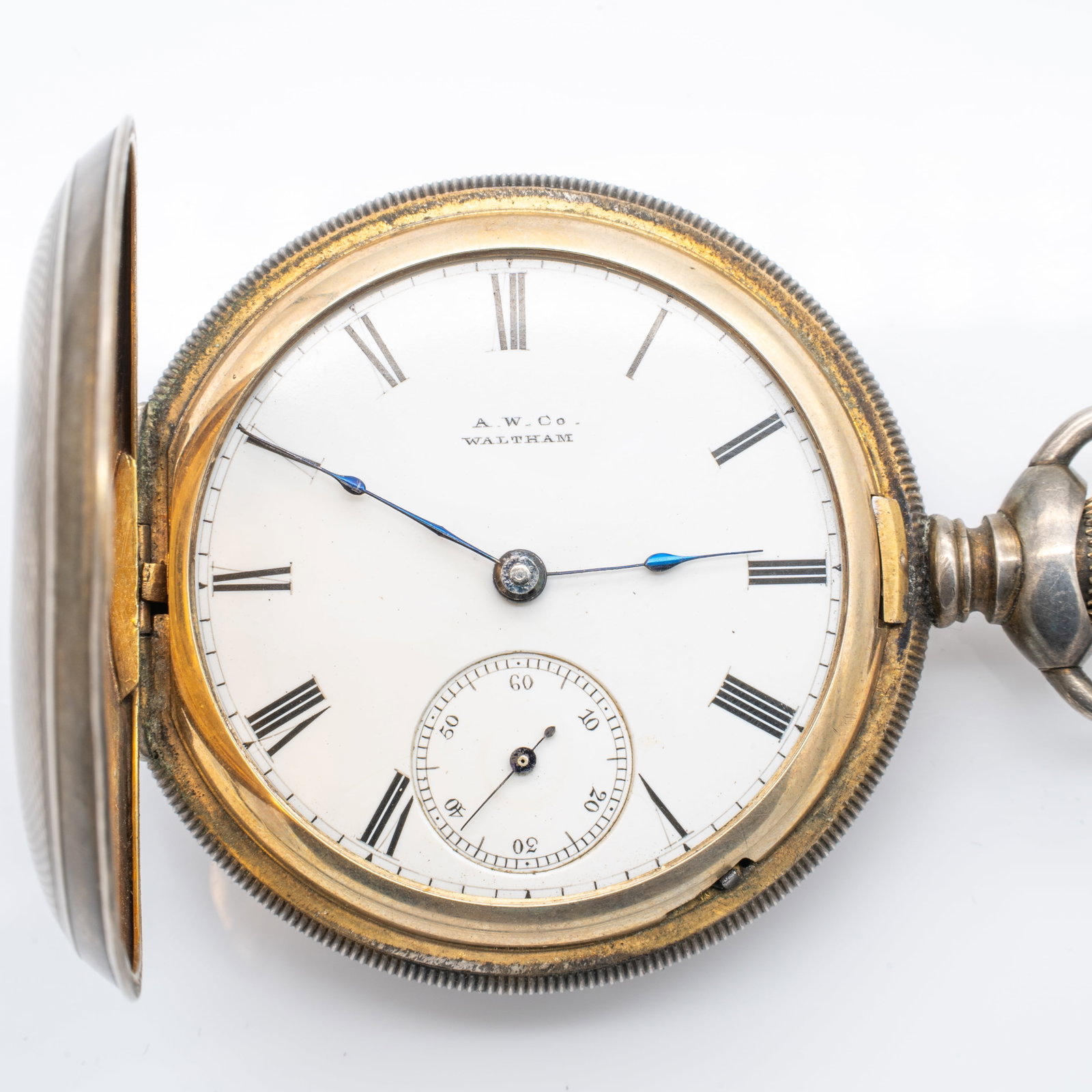 Antique Wm Ellery Waltham Pocket Watch: Lot 253 Antique Wm Ellery Waltham Pocket Watch Dimensions: Including Bow: 76 x 55.5 x 19.3 mm Weight: 116.8 g