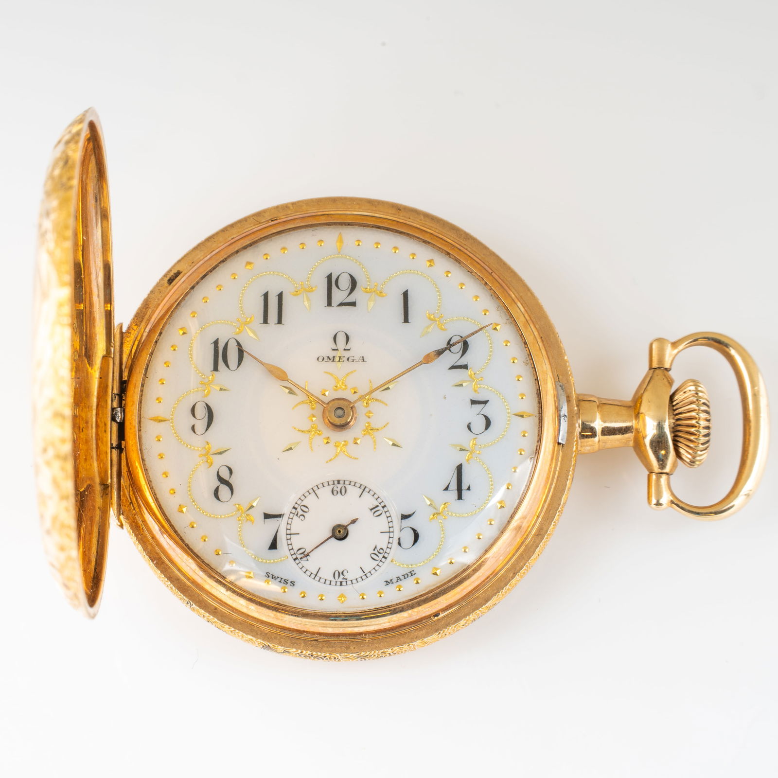 Antique Omega 14k Gold Pocket Watch (1 of 13)