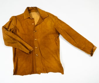 Audie Murphy, Monogramed Movie Prop Leather Shirt