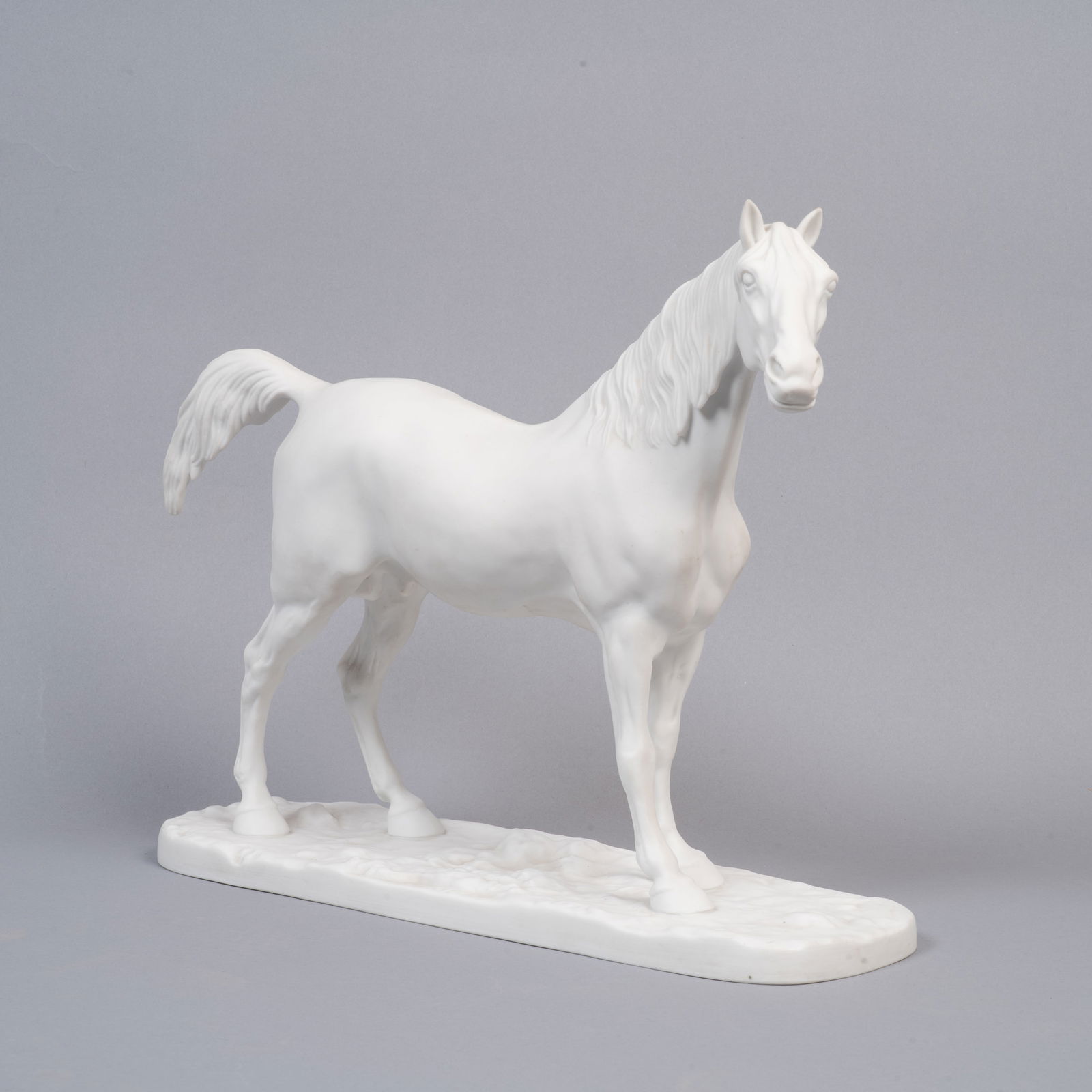 After Pierre-Jules Mêne, Large Vintage Portuguese Porcelain Horse Figurine (1 of 6)