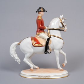 Augarten Wien Porcelain Figurine “Pirouette – Spanische Reitschule,?? Spanish Riding School