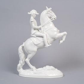 Augarten Wien Porcelain Figurine “Levade – Spanische Reitschule,?? Spanish Riding School Rider