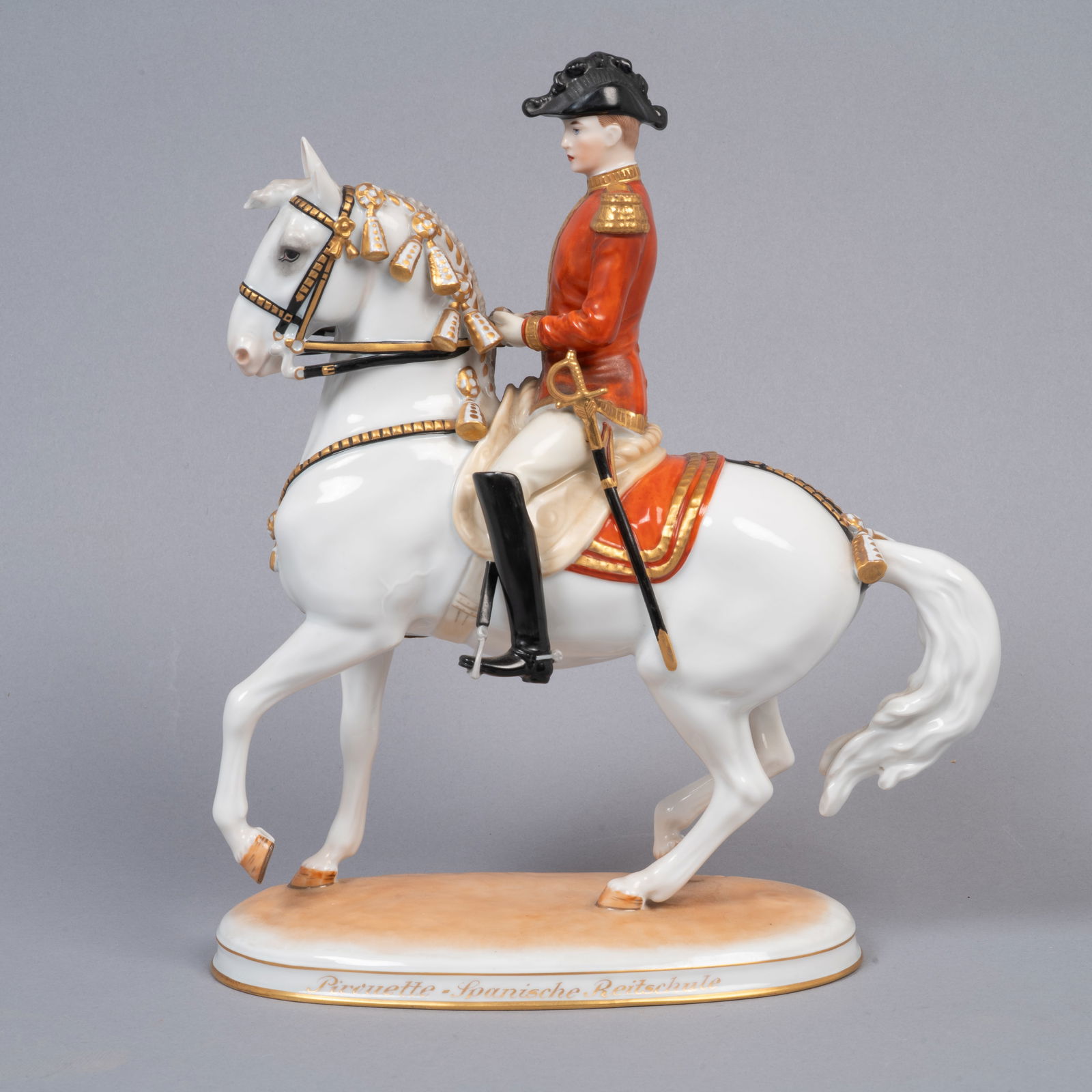 Augarten Wien Porcelain Figurine “Pirouette – Spanische Reitschule?? Porcelain Figure, Model (1 of 7)